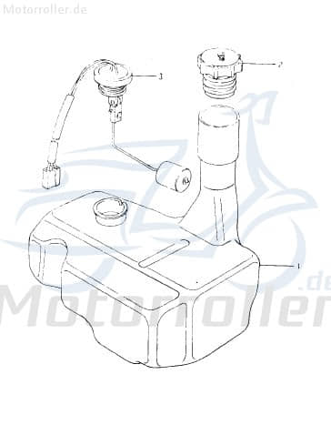 Eppella Eppelino 50 Zweitaktkontrollanzeige 50ccm 4Takt QM50QW00D.-8 Motorroller.de D1E41FM(D) Scooter Ersatzteil Service Inpektion Direktimport