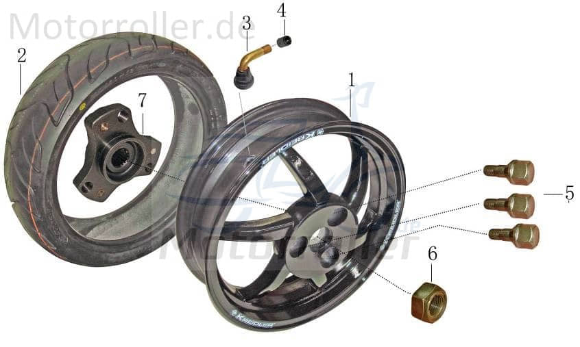 Rollerreifen 130/60-13 M/C 60P TUBLESS AGM 125ccm 4Takt Motorroller.de Scooterreifen Sommerreifen 152QMI Firejet 125 Fighter 125 Sport Ersatzteil