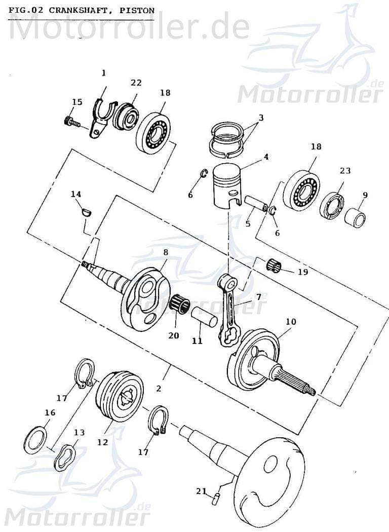 Adly Bundschraube M6x12mm Maschinenschraube Quad 50ccm 2Takt Motorroller.de Flanschschraube Flansch-Schraube Maschinen-Schraube Bund-Schraube ATV UTV