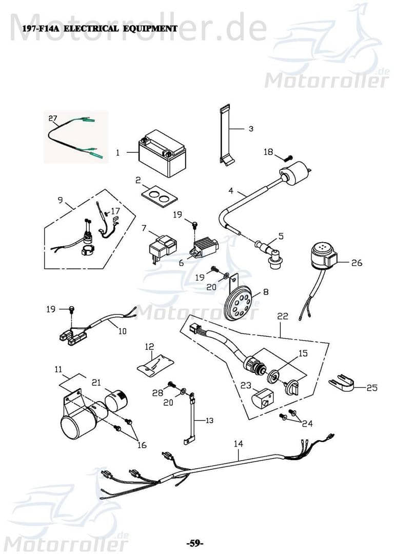 Adly Batterieunterlage Quad ATV 272ccm 4Takt Motorroller.de 150ccm-4Takt ATV 300 Crossroad Sentinel ATV 150 Crossroad UTV Ersatzteil Service Inpektion