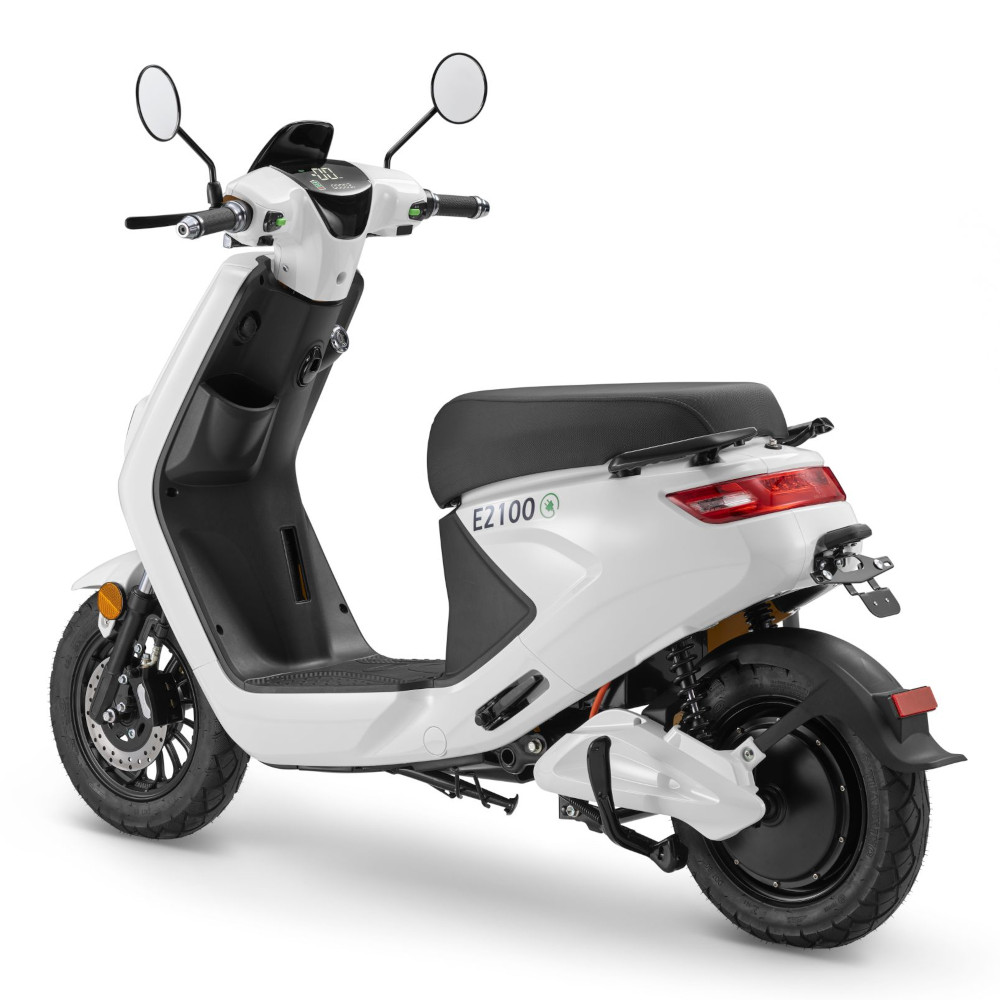 Elektroroller E2100 45 km/h weiss 2000 Watt E-Scooter E-Roller Mokick