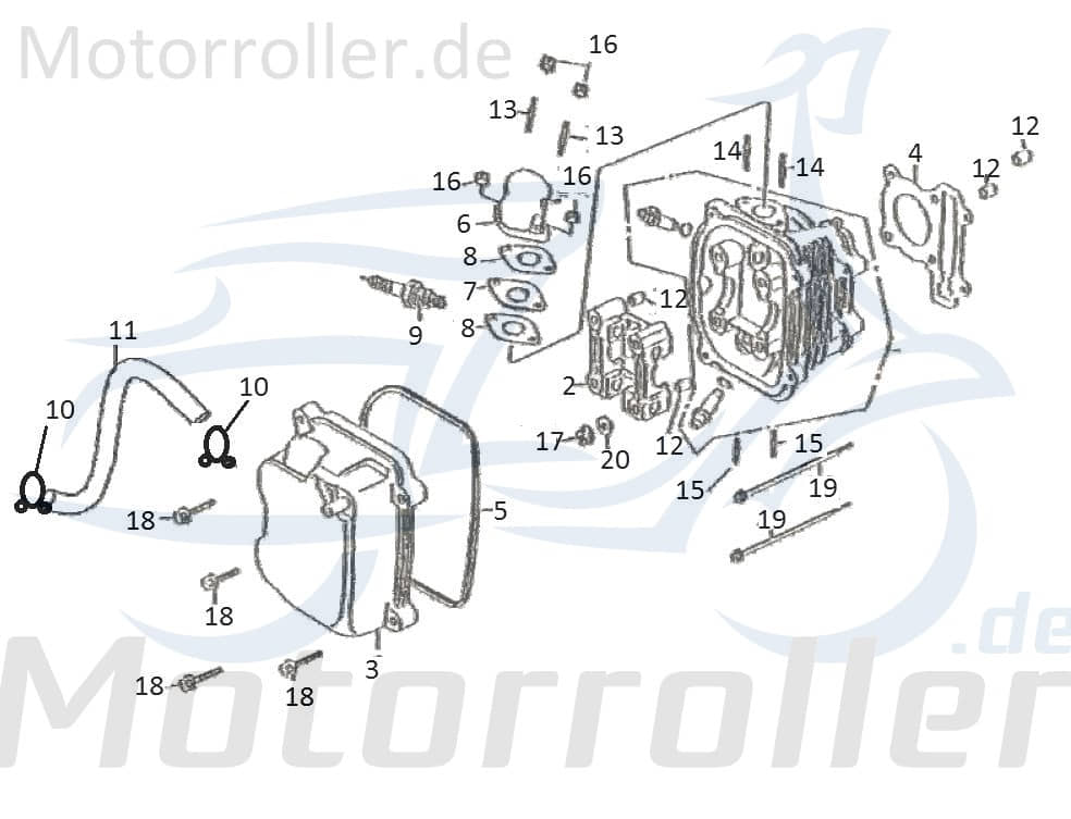 Kreidler F-Kart 170 Entlüftungsschlauch 50ccm 2Takt 81325 Motorroller.de Ablaufleitung Entlüftungs-Schlauch 1E40QMB Mustang 170 UTILITY Ersatzteil