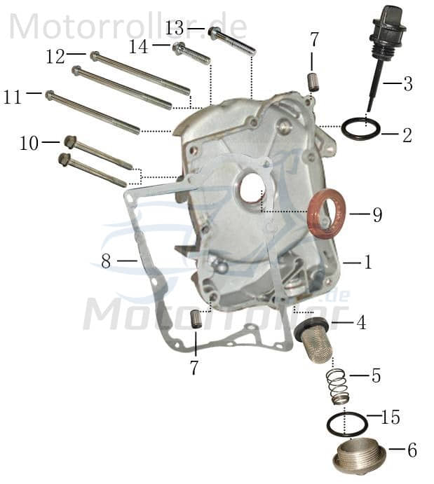 AEON Bundschraube M6x110mm Overland 180 Quad ATV 180ccm 4Takt Motorroller.de Maschinenschraube Flanschschraube Flansch-Schraube Maschinen-Schraube UTV