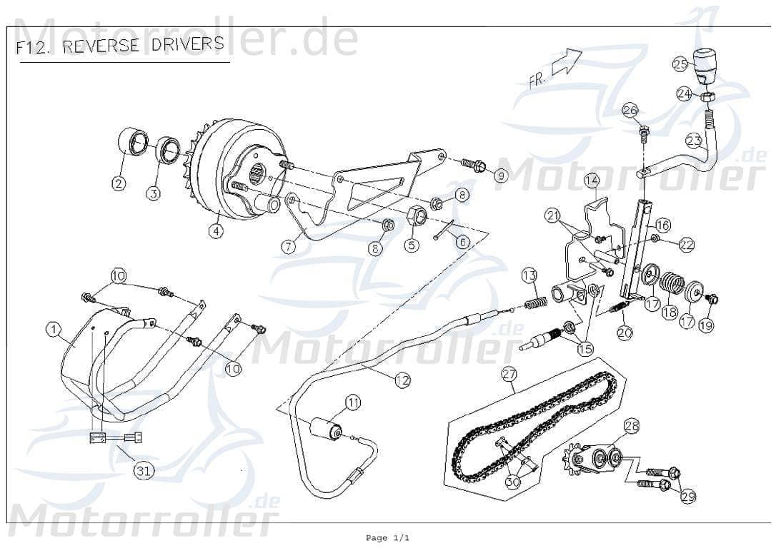 PGO X3-250 Druckfeder Spiralfeder 250ccm 4Takt X34510710000 Motorroller.de Druck-Feder Spiral-Feder Springfeder Kompressionsfeder Quad ATV UTV Service
