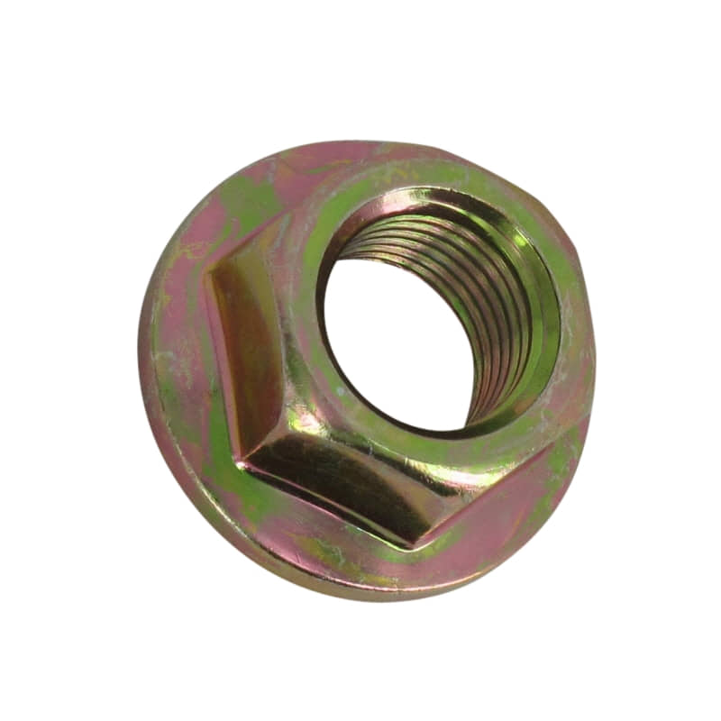 AEON Bundmutter M12x1-25 mit Bund weiß verzinkt 180ccm 4Takt Motorroller.de Sechskantmutter Flanschmutter Sechskant-Mutter Flansch-Mutter Bund-Mutter