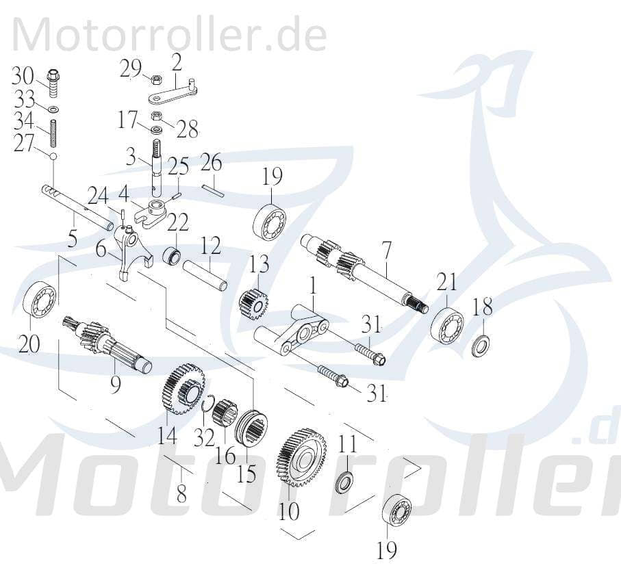 Rex Quad 50 Sicherungsring Klemme Schelle 50ccm 2Takt 98917 Motorroller.de Befestigungsklemme Sicherungsklemme Sicherungsclip 50ccm-2Takt ATV Kreidler