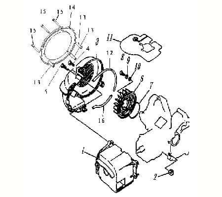 O-Ring Lüfter 64x3mm Dichtung Gebläsesystem 50cc 730085