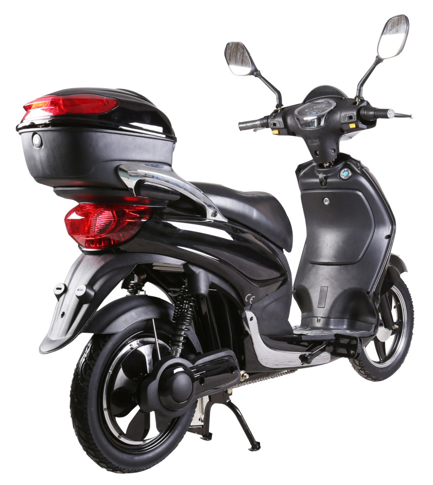 Elektroroller Scoody 25 Classic 2.0 L ZT-09CL schwarz 250W 25 km/h Lithium-Ionen-Akku E-Scooter E-Roller Mofa