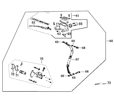 Rex Bergamo 50 Verbindungschraube Roller 50ccm 4Takt 740165 Motorroller.de M10x22mm 50ccm-4Takt Scooter Palermo Ersatzteil Service Inpektion