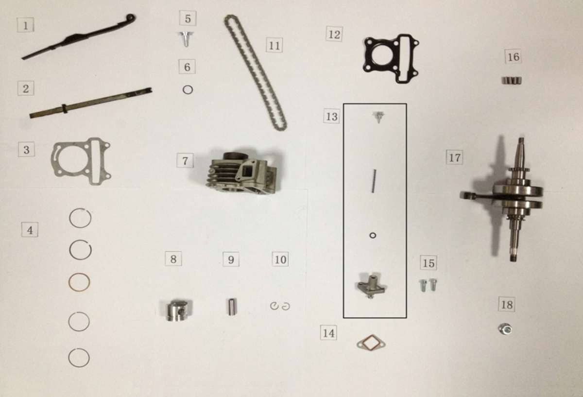 Achse, Spannschiene Bolzen 14531-GY6A-9000