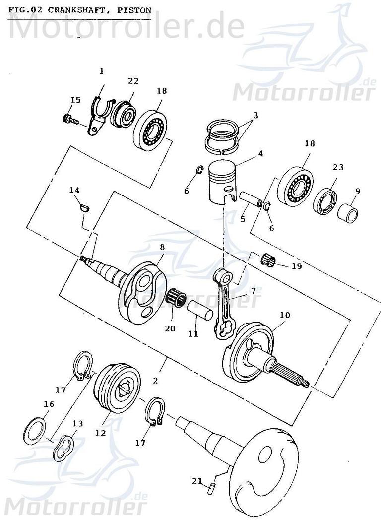 Simmerring 20x30/33x6mm Kurbelwelle rechts ABR-96500-20306 Motorroller.de Simmering Wellendichtring Abdichtring Dichtringe Radialdichtring Öldichtring