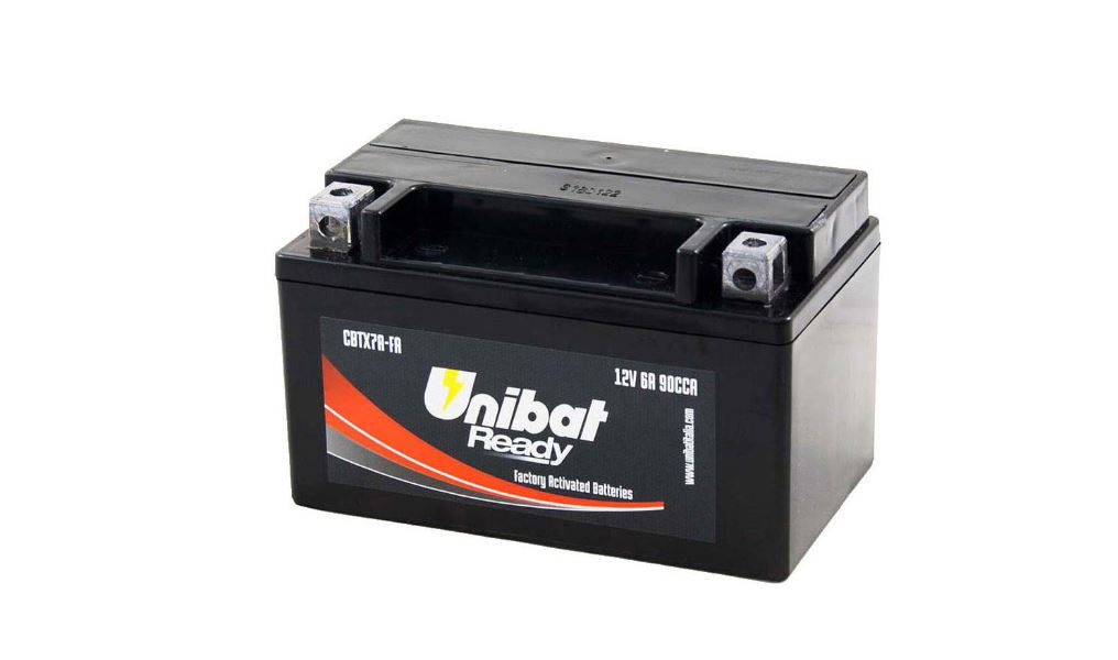 Batterie LP YTX7A-BS 12V 6Ah Rex Akkumulator 700434 Motorroller.de Starterbatterie Roller-Batterie Rollerbatterie Starter-Batterie