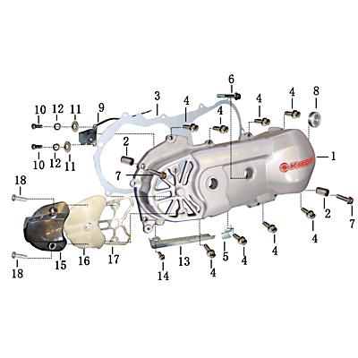 Flanschschraube M6x32mm verzinkt Rex RS450 703909 Motorroller.de Bundschraube Maschinenschraube Flansch-Schraube Maschinen-Schraube 50ccm-4Takt