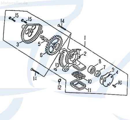 Sechskantschraube Rex Quad 150 Befestigung ATV 150ccm 4Takt Motorroller.de Halter Halterung Flachkopfschraube Sechskant-Schraube Bundschraube UTV