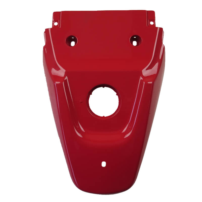 PGO PMX 110 Heckverkleidung mitte oben hellrot Heckschürze 110ccm 2Takt P26257001E0 Motorroller.de Seitenteil Seitenverkleidung Seitenabdeckung links