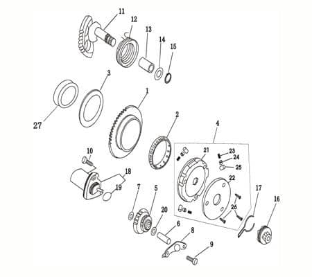 Seegerring außen STW-14mm Kickstarterwelle Rex 25 50ccm 4Takt Motorroller.de Sicherungsring Klemmring Nutring Sicherungsclip Seegering 1E40QMB Scooter