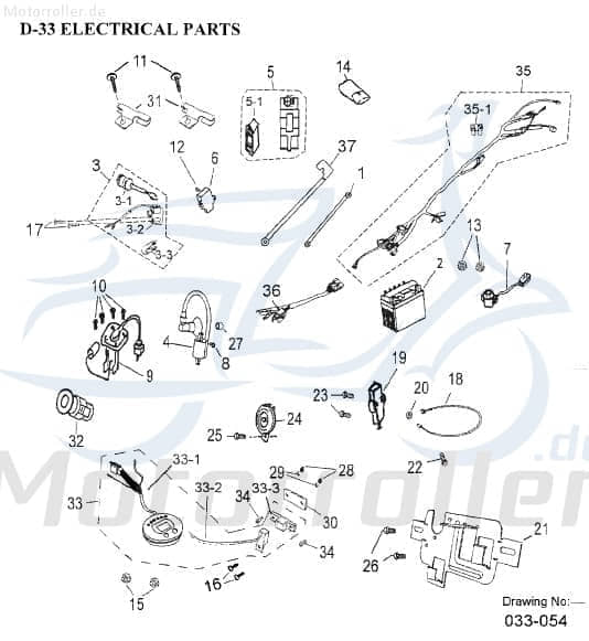 Aeon Overland 180 Zündkerzenkappenbuchse 180ccm 4Takt 30701-201-000 Motorroller.de Quad ATV Cobra 180 RS II UTV Ersatzteil Service Inpektion