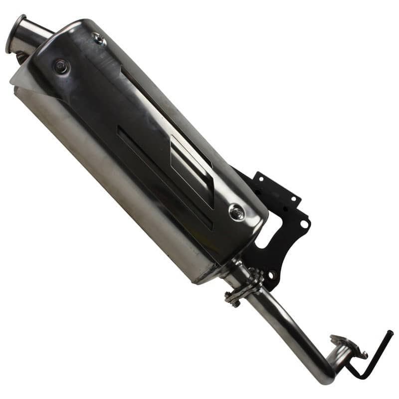 Auspuff Edelstahl mit Anschluss SLS YYB950QT-2-01000-A