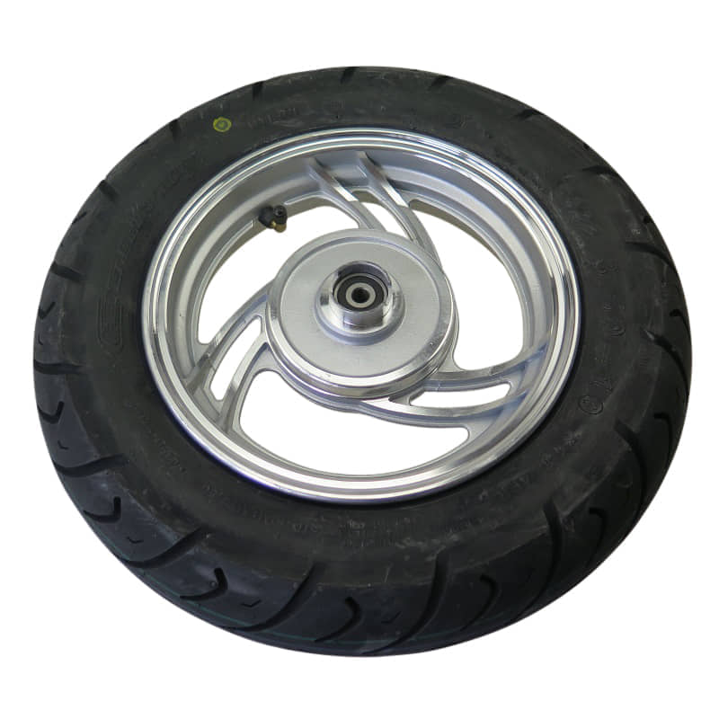 Vorderrad komplett 3.50-10 Rad Felge 700500 Motorroller.de MT2.15x10 Alufelge Scheibenbremse