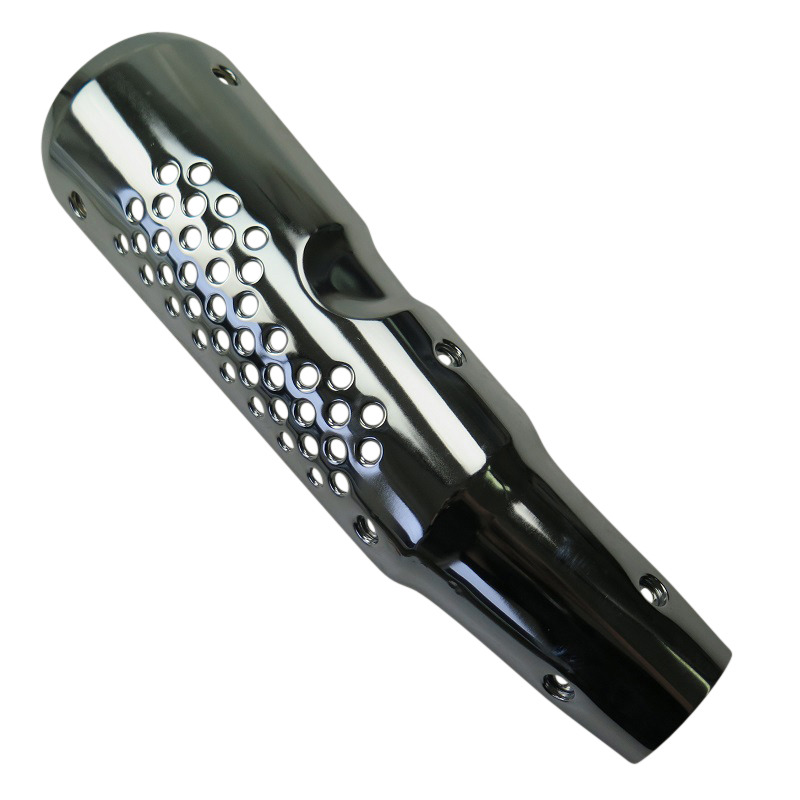 SMC Chopper 125 Auspuffblende 125ccm 4Takt 31618-CHP-00 Motorroller.de Auspuffschutz Hitzeblech Auspuffabdeckung Auspuff-Blende Hitze-Blech Scooter