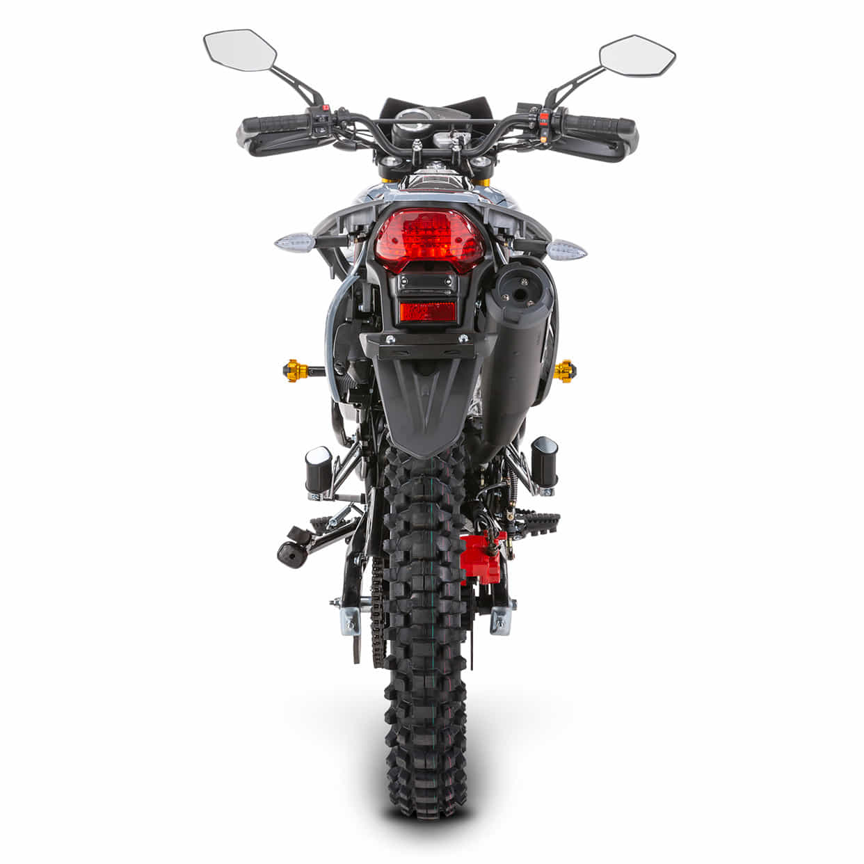 Motorrad Fighter 250 CRS-RS grau 95 km/h Euro 5+ 250ccm Schaltmoped Enduro