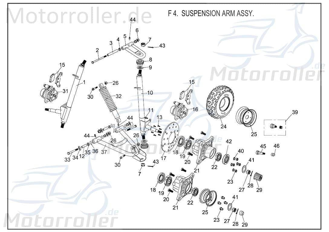 PGO Bugrider 200 Simmering 42x27x7mm Simmerring Abdichtring 200ccm 4Takt 95572742701 Motorroller.de Wellendichtring Dichtringe Radialdichtring Buggy