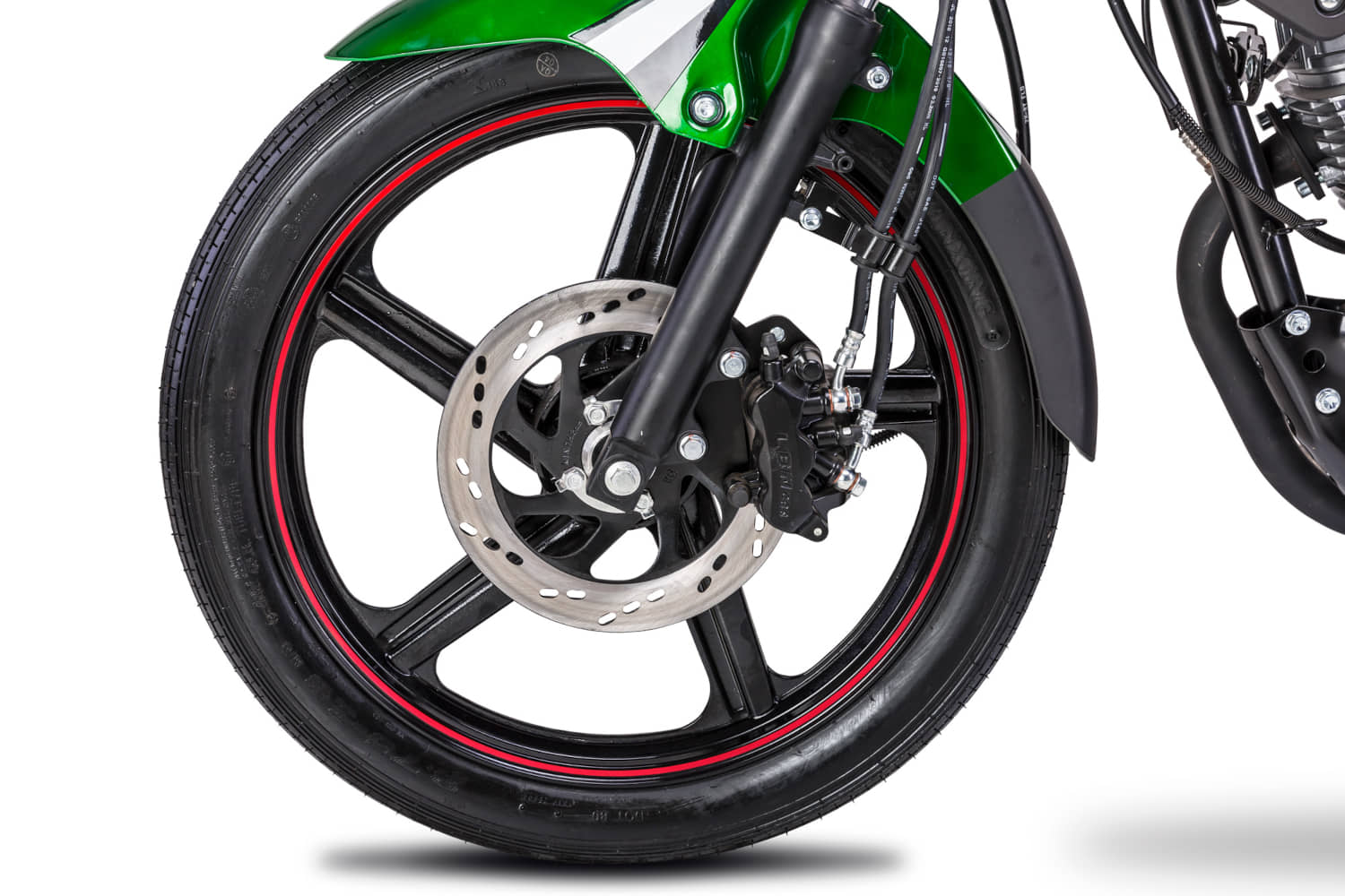 Motorrad Fighter 125 ZXT-RS grün Euro 5 Schaltmoped 125ccm 4 Takt Leichtkraftrad Krad Kraftrad 125er