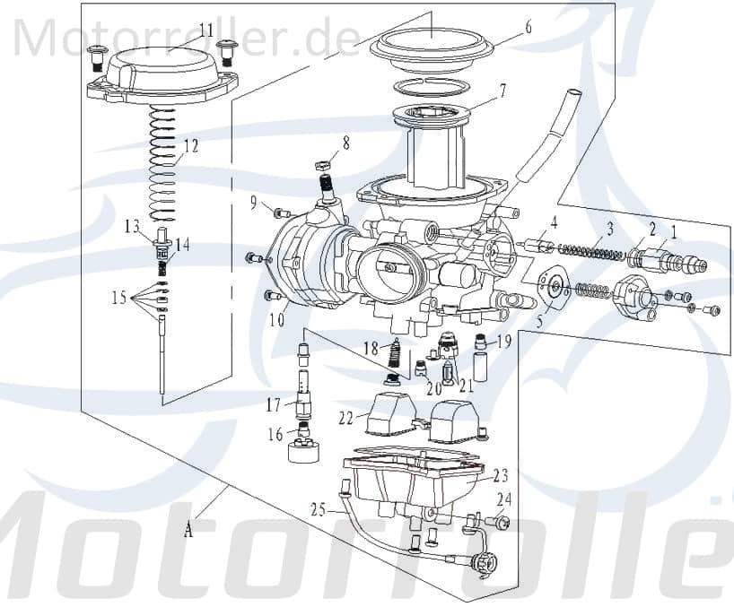 Abdeckung Gasseilgehäuse geneh. 0180-100002-0001