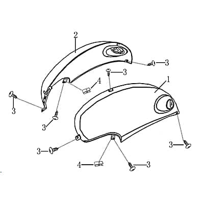Dekor RS CLASSIC komplett Aufkleber 701689