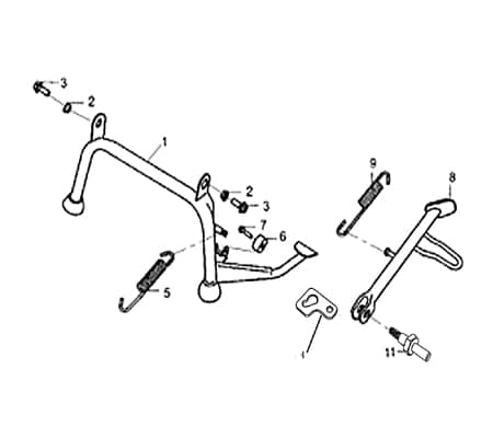 Rex INSIGNIO 125 DD FEDER Dämpfung 125ccm 4Takt 702386 Motorroller.de Schwingungsdämpfer Ausgleichsfeder Abfederung Masseausgleich 125ccm-4Takt