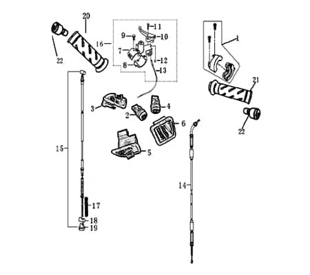 Blinkerschalter Kreidler Jigger 50 City 701766 Motorroller.de Knopf Umschalter Blinker Scooter Rex Drive Sport 50 Ersatzteil Service Inpektion