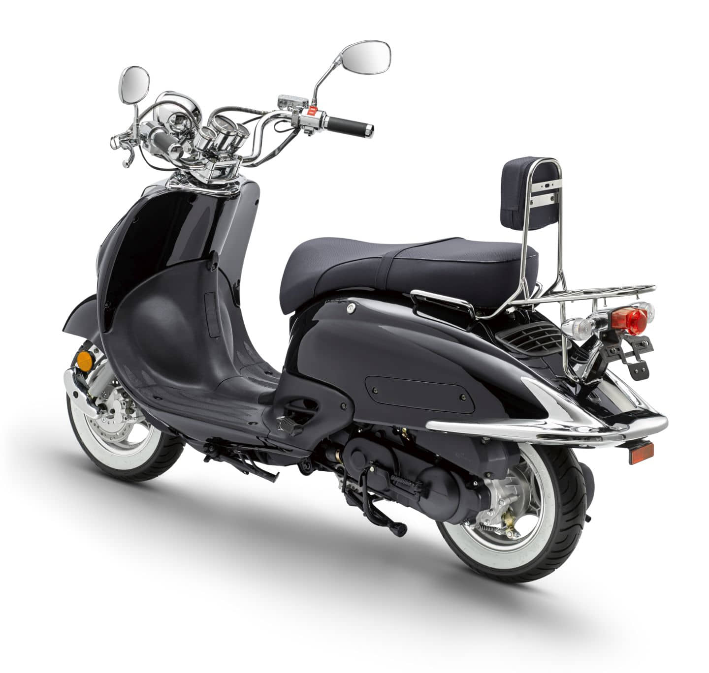 Motorroller GMX 470 Retro Classic CC-50 45 km/h schwarz Euro 5