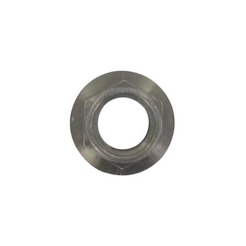 Bundmutter M12x1-25mm grün verzinkt Baotian 90306-KF0-0030 Motorroller.de Sechskantmutter Flanschmutter Sechskant-Mutter Flansch-Mutter Bund-Mutter