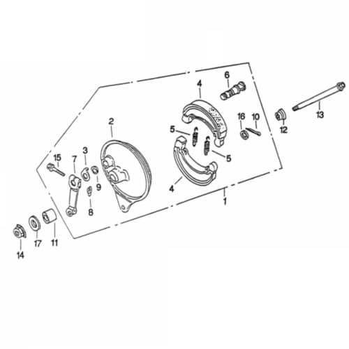 AEON Schraube M6x32mm Explorer Flanschschraube 96414-06032-B Motorroller.de Bundschraube Maschinenschraube Flansch-Schraube Maschinen-Schraube Quad