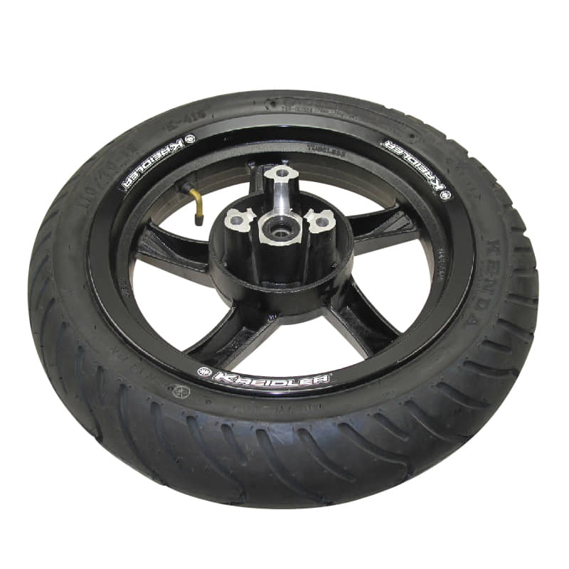 Vorderrad komplett Vorderfelge 2.5x12 schwarz Motorrad Rex 86848 Motorroller.de Kreidler Florett RMC-E 50