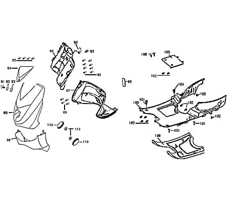 Rex Palermo 50 Reflektor 740038 Motorroller.de Katzenauge Rückstrahler Seitenreflektor Kreidler Galactica 3.0
