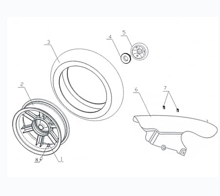 Federmutter M6 Kreidler Vabene 50 Klemmmutter Scooter 730491 Motorroller.de Blechmutter Karosserieklammer Karosseriemutter 50ccm-2Takt SMC Moped
