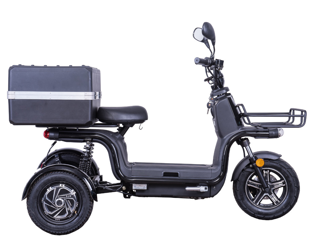 Dreirad Scoody E Trike ZT-29A 45 km/h schwarz 2x800 Watt Lithium-Ionen Elektroroller E-Scooter E-Roller Dreiradroller