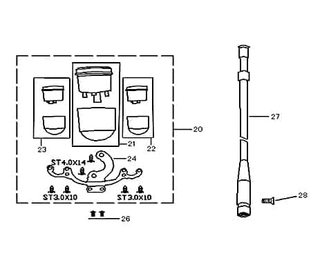Hagebau Palermo 50 Glassockellampe 50ccm 4Takt 34909-DGW-9000 Motorroller.de 12V 1.7W Instrumentenbeleuchtung 50ccm-4Takt Scooter Ersatzteil Service