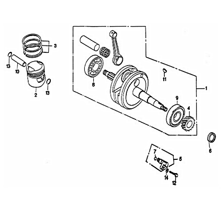 SMC Quad 150 Kolbenbolzen ATV 150ccm 4Takt 93510-091550 Motorroller.de Piston-Pins Kolben-Bolzen Pleuelbolzen Pleuel-Bolzen Pistonpin Pistonpins UTV