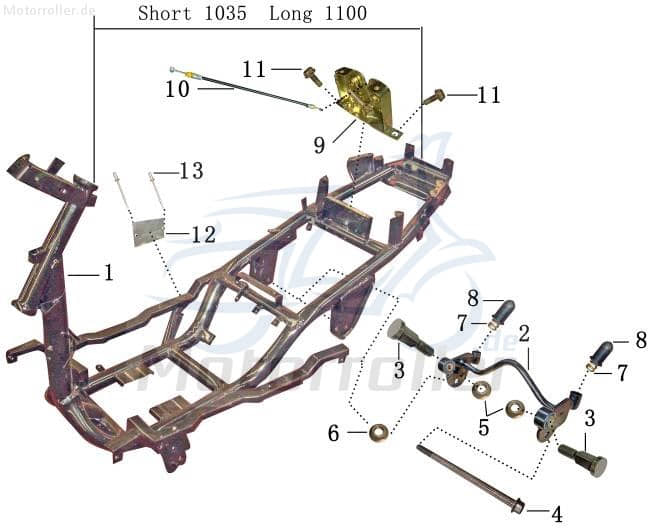 AGM Fighter 50 One Typenschild 50ccm 2Takt YYB950QT-2-02009 Motorroller.de Motorschild Leistungsschild Herstellerschild Fahrgestellnummerplatte