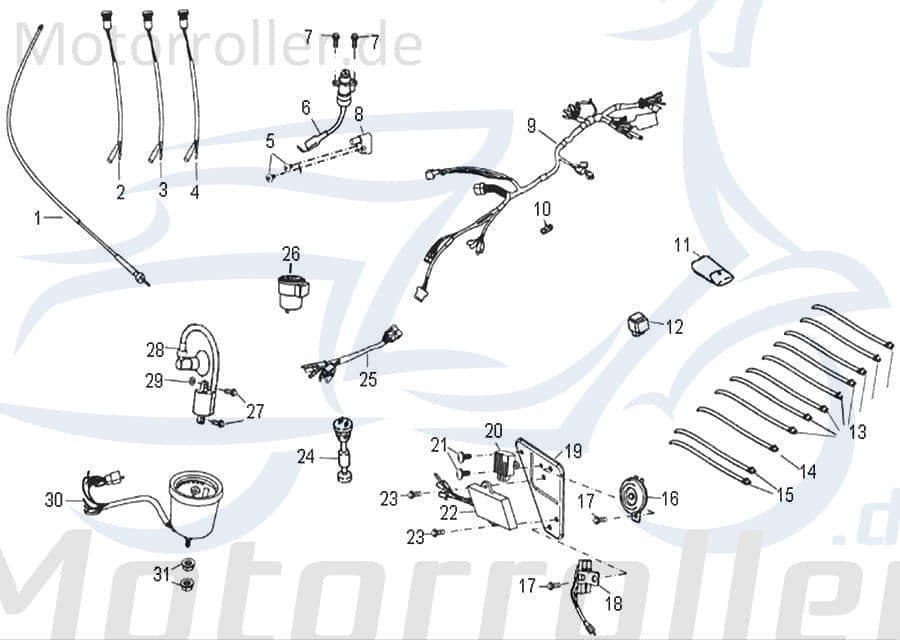 AEON Blinkrelais 2-polig 4x10W Overland 180 Quad 180ccm 4Takt Motorroller.de Blinkerrelais Blinkgeber Blinker-Relais Blink-Geber Signallichtrelais ATV