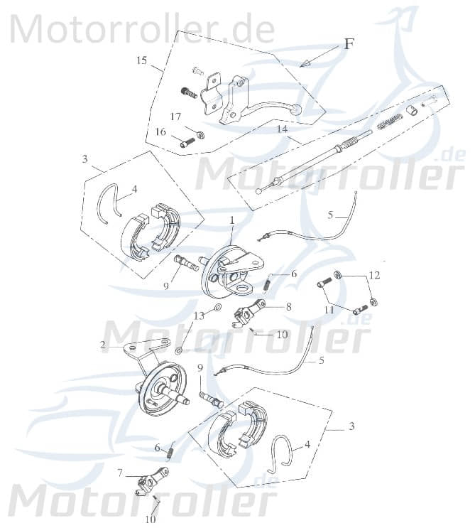 Adly Achsschenkel links GK 125 Querlenker Buggy 125ccm 4Takt Motorroller.de Traggelenk Dreieckslenker Achshalter Achsführung Achsstrebe Achs-Schenkel
