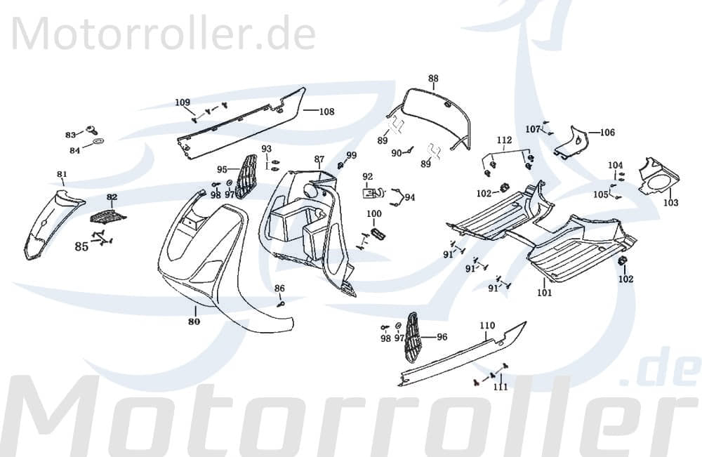 Rex Bergamo 50 Spezialschraube M6x16mm 50ccm 4Takt 740561 Motorroller.de Maschinenschraube Spezial-Maschinenschraube 50ccm-4Takt Scooter Znen Service