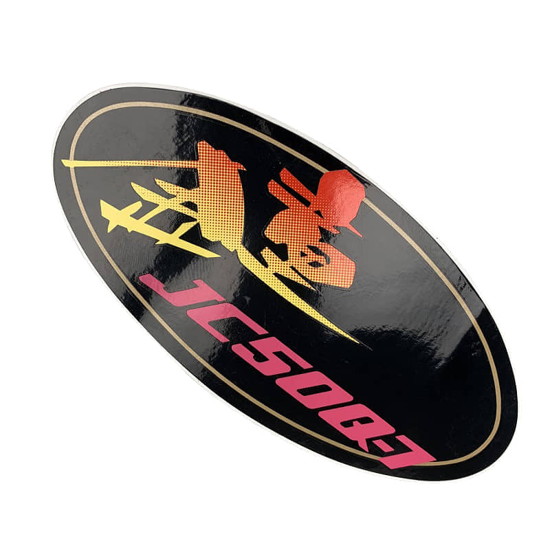 Jincheng JC 50 Monkey Repl. Aufkleber 50ccm 4Takt 68210-A0300 Motorroller.de Seitendeckel Sticker Dekor Dekor-Aufkleber Klebeetikett Scooter Service