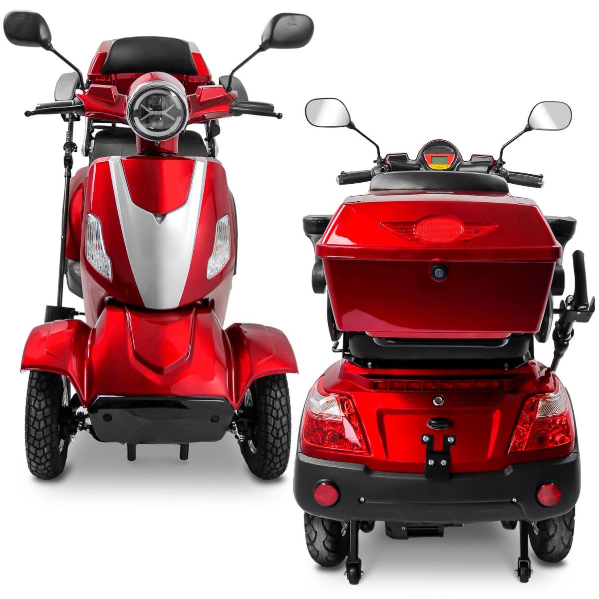 E-Quad Scoody E4 Shopper 15 1000 Watt 15 km/h Seniorenmobil Seniorenroller E-Roller E-Scooter Elektroroller Lithium-Akku