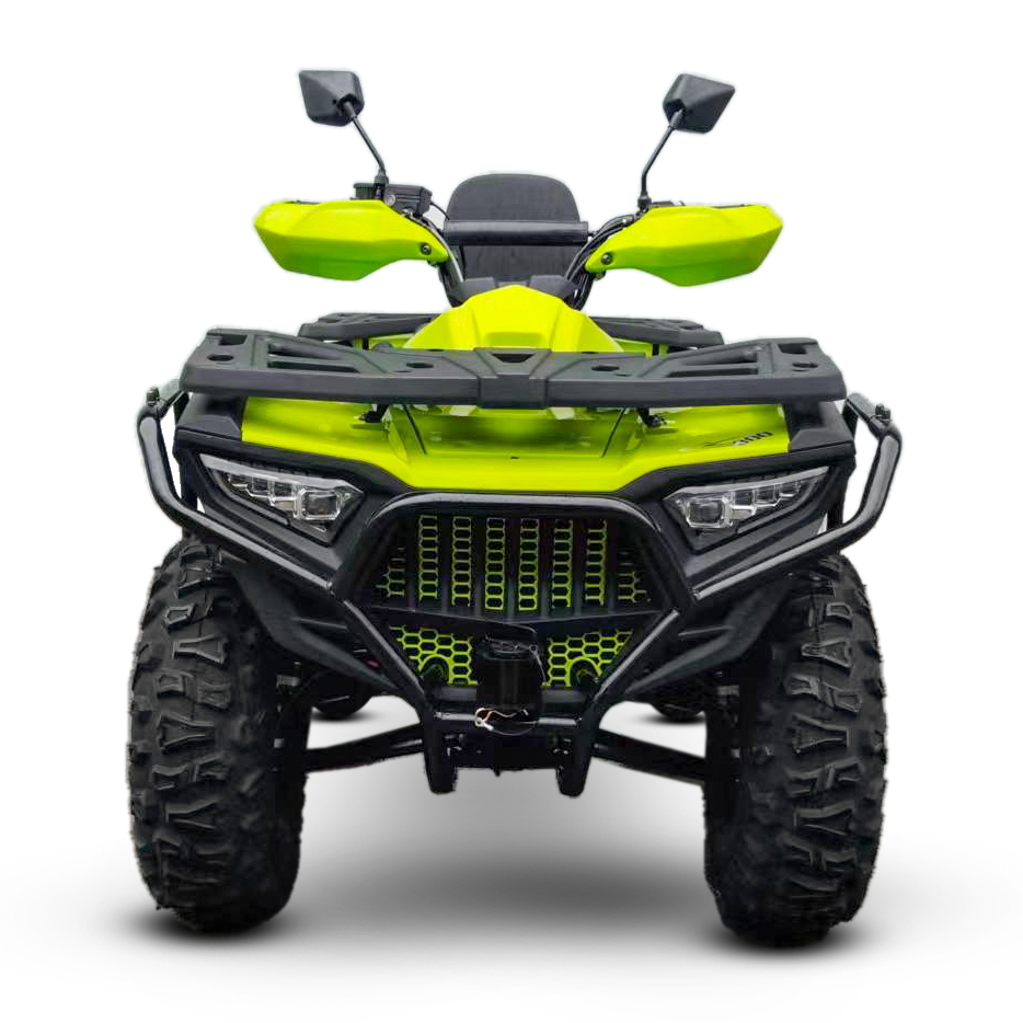Quad Fighter 300 B-S grün Stahlfelgen ATV mit Straßenzulassung