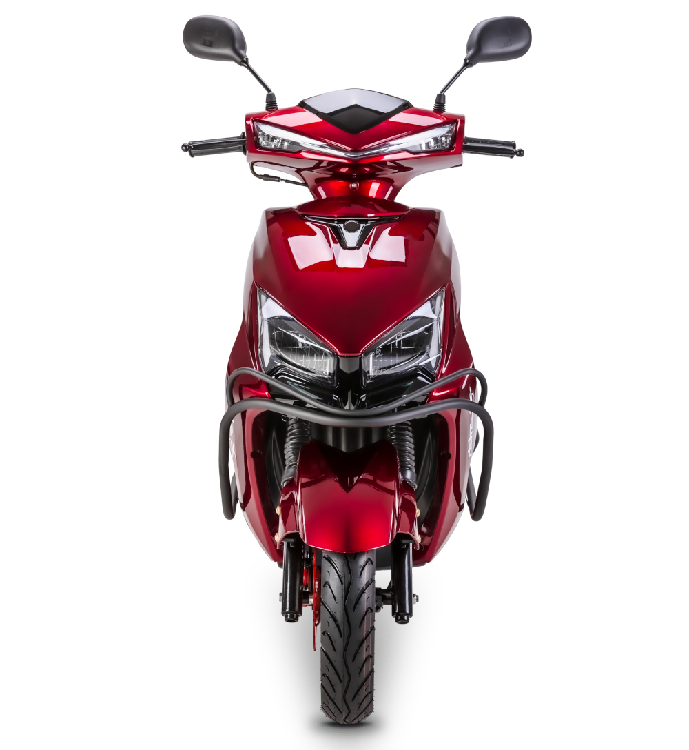 Motorroller GMX 460 Sport C-RZ rot 45 km/h Euro 5 Scooter Mokick Roller