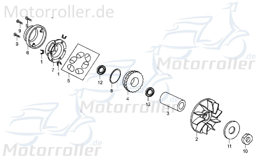 Kasea Straßenbuggy 250 Gleitführung / Gleitstück 250ccm 4Takt 172MM-A-11412 Motorroller.de Gleitschuhe Gleitstücke Gleit-Führung Gleit-Schuhe Service
