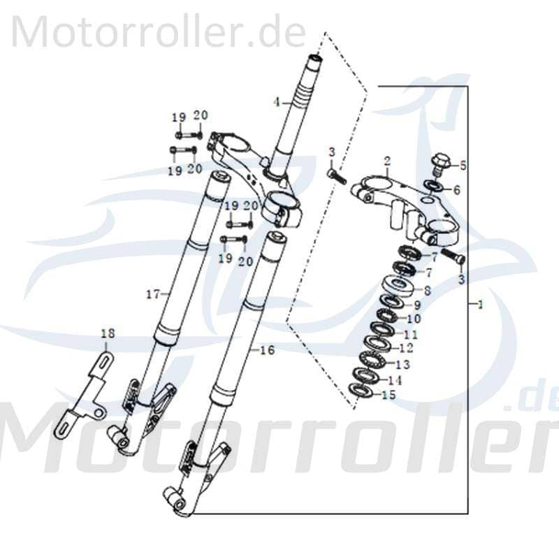 Bundmutter Kreidler SUPERMOTO 125 Flanschmutter 125ccm 91445 Motorroller.de Sechskantmutter Sechskant-Mutter Flansch-Mutter Maschinenmutter Motorrad